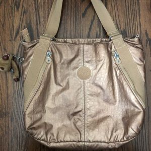 Kipling Large Tote Bag Gold